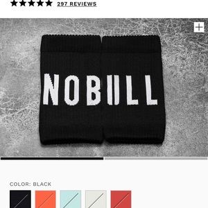 NWT NO BULL 4”Wrist bands, Black